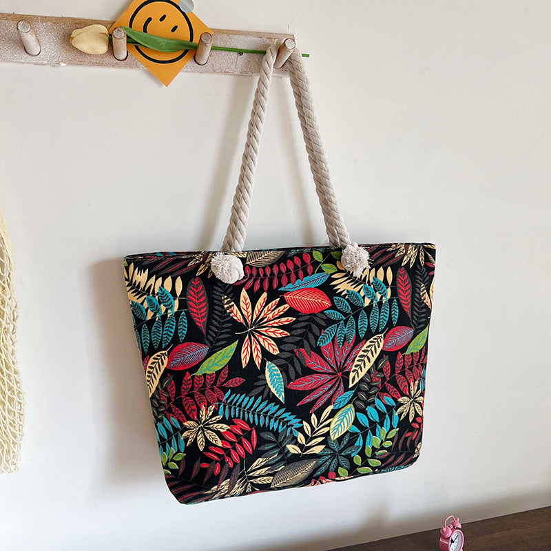 Wholesale Ethnic Printing Tote Bag Canvas Bag